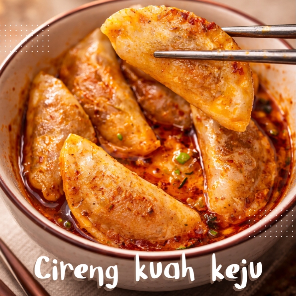 Cireng isi kuah pedas